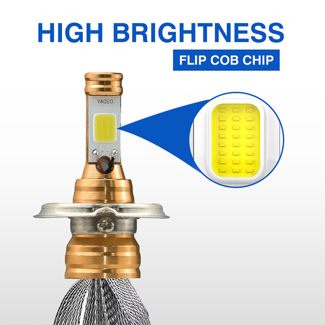 Моторизованная передача/DC8-80V H4 H6 HS1 Ba20D P15D CSP с 4 светодиодными чипами для автомобильных фар... TDA1
